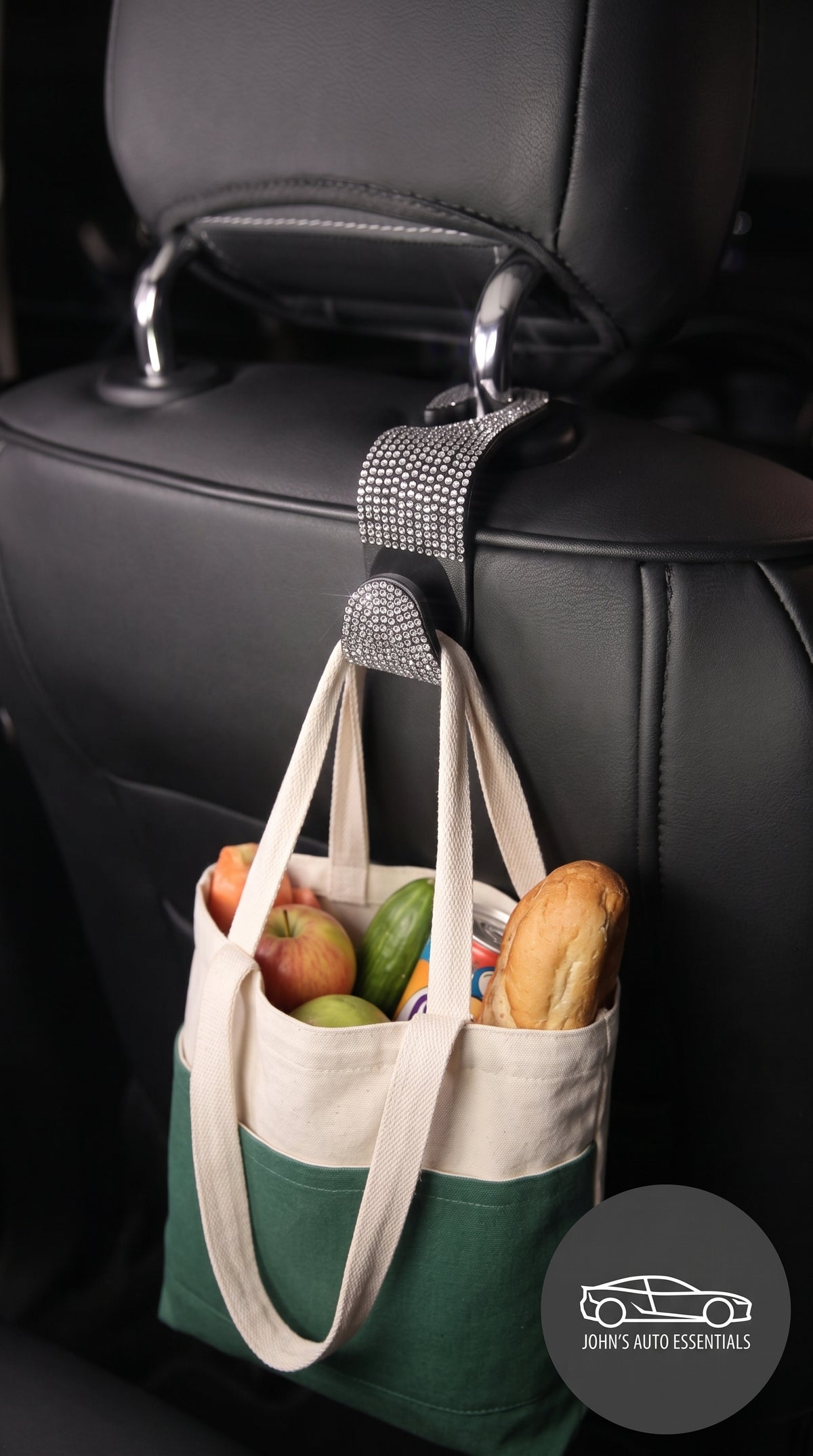 JAE's Heavy-Duty Car Backseat Bag Hangers - 2 PCS