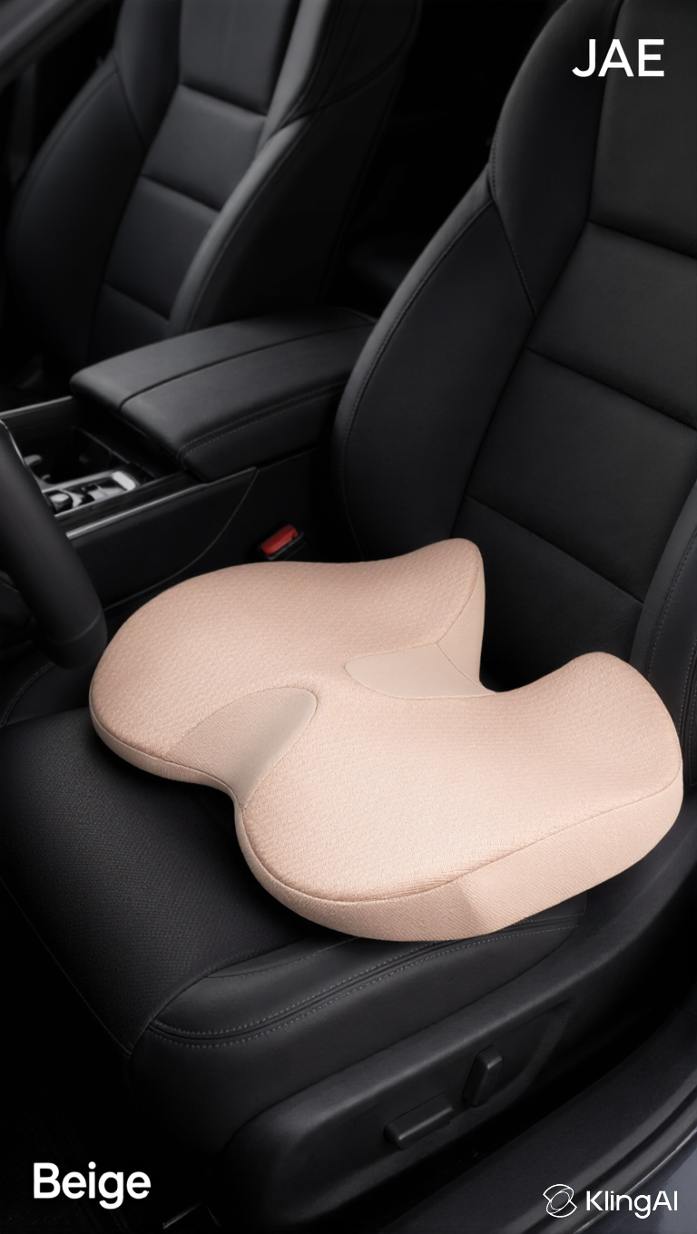 JAE's Ergonomic Memory Foam Seat Cushion for Car