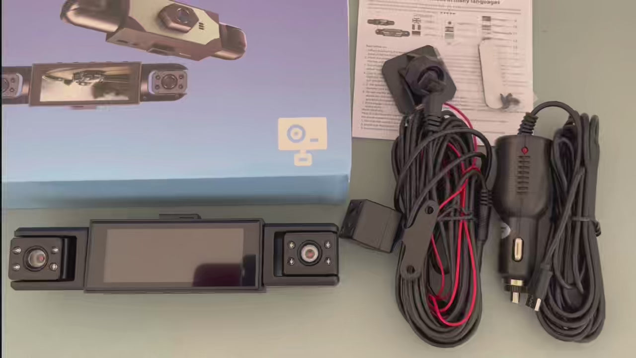 1080P Dashcam - 4 Lenses, Front, Rear, Left and Right.